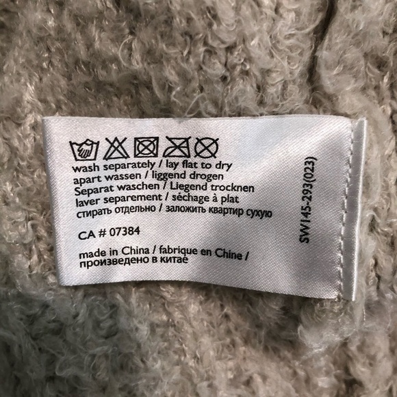 SANDWICH Nylon & Wool Tie Up Sweater Cardigan sweater medium - Picture 7 of 8